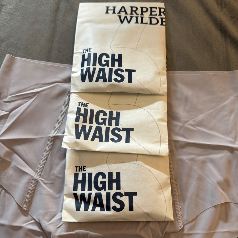 Harper Wilde Invisible No Show Highwaist Brief Large Lavender Seamless Pack of 3 - Picture 4 of 5